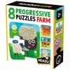 Headu: Fejlesztő puzzle - A Farm, 8 darabos készle