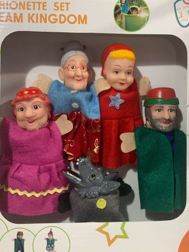 Ujjbáb készlet - Piroska és a farkas meséjéből