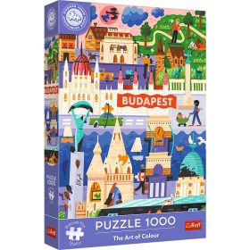 Trefl - The art of color - Budapest - Prémium puzzle - 1000 db-os   Trefl - The art of color - Budapest - Prémium puzzle - 1000 db-os