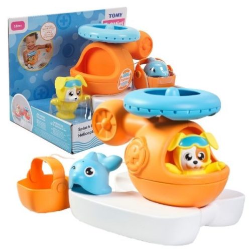 TOMY TOOMIES - Mentőhelikopter - pancsolós fürdőjáték