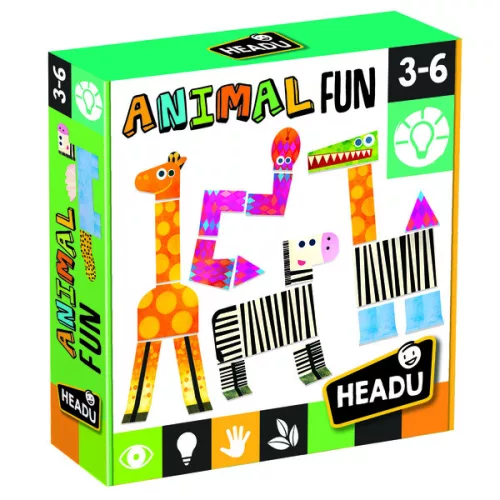 HEADU - Animal Fun - Vicces állatkák - logikai illesztő játék