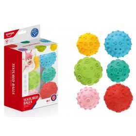 Tapintást fejlesztő labda - 6 db - 21x