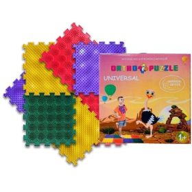 Ortho Puzzle: Ortopédiai masszázs szőnyeg szett - Sündisznók   Ortho Puzzle: Ortopédiai masszázs szőnyeg szett - Sündisznók