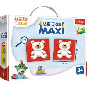 Trefl - Óriás memóriajáték - 24 db-os Teddy mackó és játékai   Trefl - Óriás memóriajáték - 24 db-os Teddy mackó és játékai