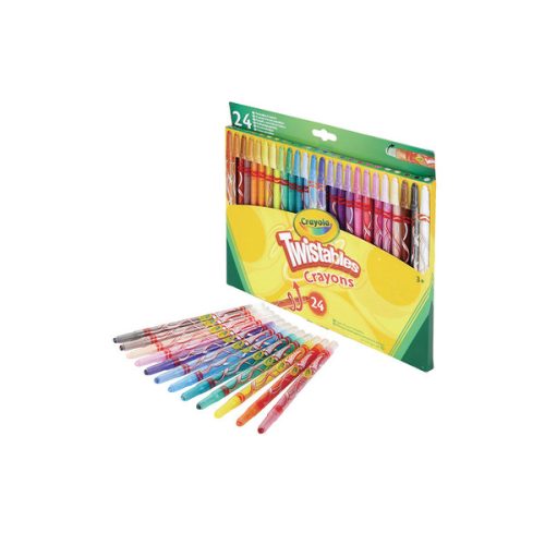 Crayola - Csavarható zsírkréta - 24 db-os