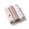 BabyOno textilpelenka színes 3db bambusz barna 397/15