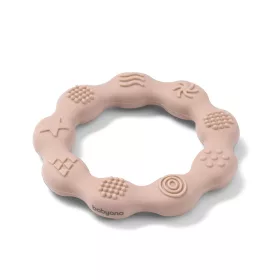 BabyOno rágóka - RING szilikon gyûrû bézs 825/04