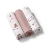 BabyOno textilpelenka színes 3db világosbarna lufis macimintás 348/18