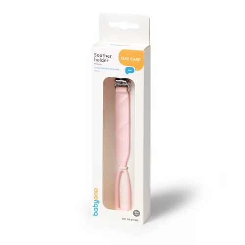 BabyOno cumitartó pánt szilikon rózsaszín 1469/01