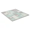 Kinderkraft szivacspuzzle szõnyeg - Luno Shape 30db menta-szürke
