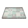 Kinderkraft szivacspuzzle szõnyeg - Luno Shape 30db menta-szürke