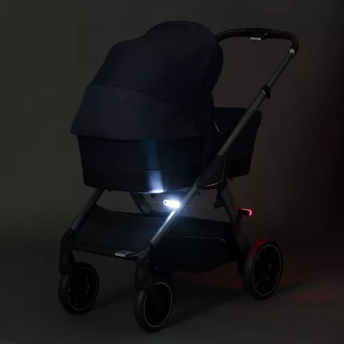 Fillikid biztonsági lámpa babakocsira Easy fix piros-fehér 2db 589-00