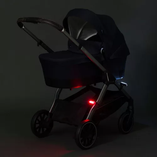 Fillikid biztonsági lámpa babakocsira Easy fix piros-fehér 2db 589-00