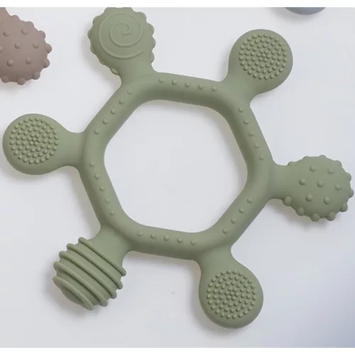 Gamberritos rágóka szilikon zöld 11021