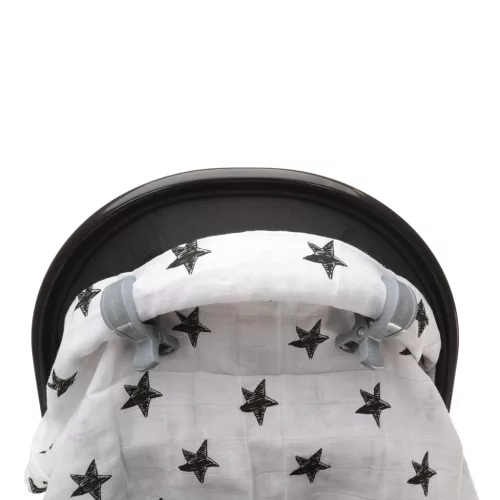 Zopa multifunkciós clip babakocsira szürke