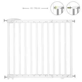 Badabulle ajtórács Deco Pop fa 63-106 cm fehér B025225