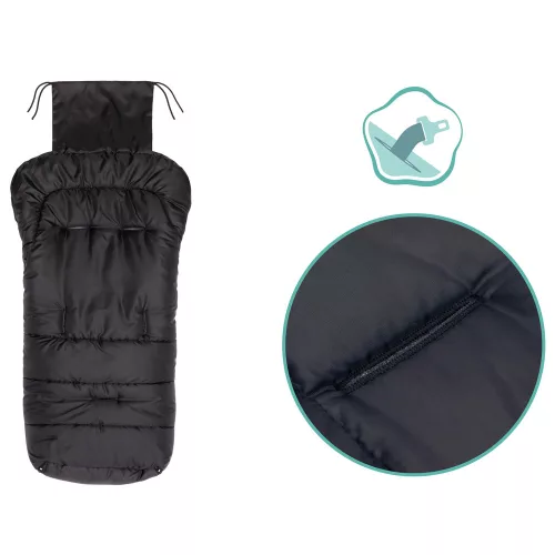 Fillikid bundazsák babakocsiba Eco big 1220-06 fekete