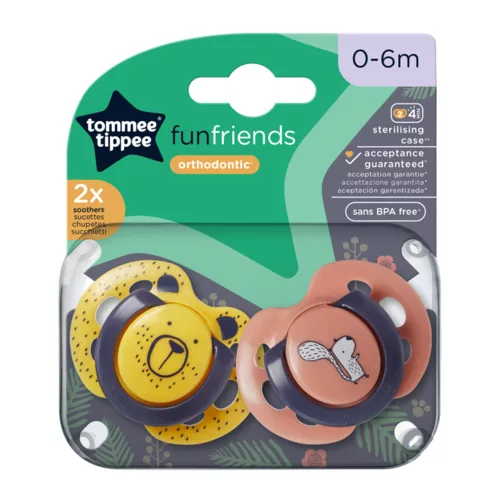 Tommee Tippee játszócumi CTN Fun 2 db 0-6 hó