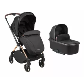  Kikkaboo babakocsi 2in1 átfordítható tolókarral Lanah fekete