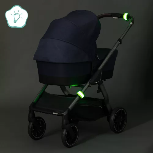 Fillikid csattanó szalag LED babakocsihoz sárga 599-08