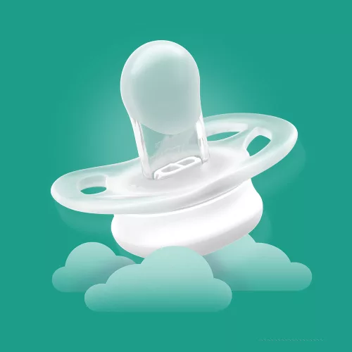 Philips AVENT játszócumi Ultra Start mintás 0-2hó lányos 2db