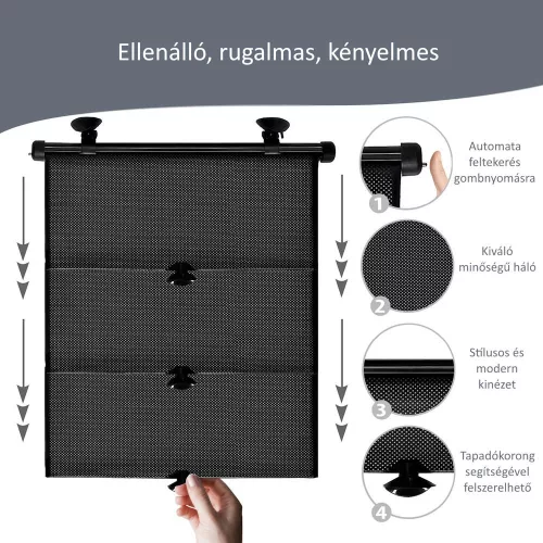 Zopa autós napellenzõ 2db roló ZOP029122