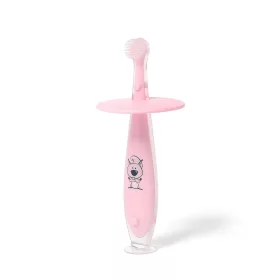 BabyOno fogkefe szilikon 6 hó rózsaszín 551/02