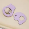 Nattou rágóka szilikon Mackó mama lila
