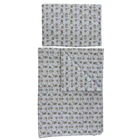   Soffi Baby ágynemû szett 2 részes 135x90 - 40x60cm Hód fehér
