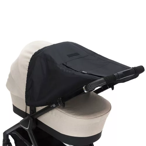 Fillikid kiegészítõ naptetõ babakocsira és mózeskosárra Deluxe fekete 1521-06 