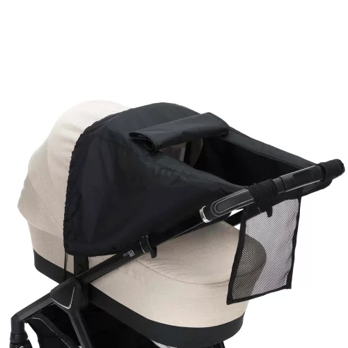 Fillikid kiegészítõ naptetõ babakocsira és mózeskosárra Deluxe fekete 1521-06 