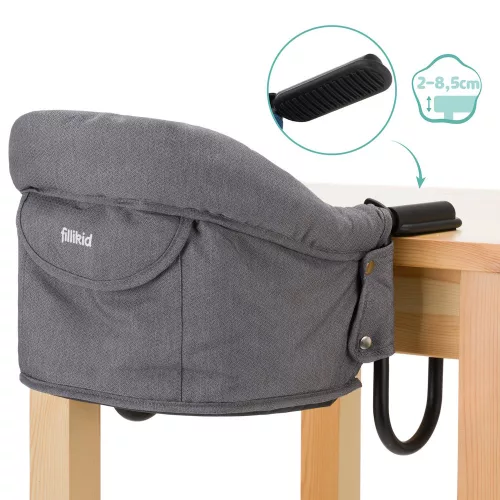 Fillikid etetõszék asztali Comfort szürke 399-07