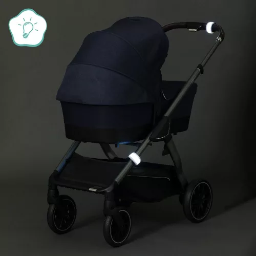 Fillikid csattanó szalag LED babakocsihoz fehér 599-05