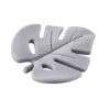 Zopa rágóka szilikon Levél galambszürke