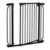 Lionelo ajtórács fém Truus 75-105 cm fekete-onyx