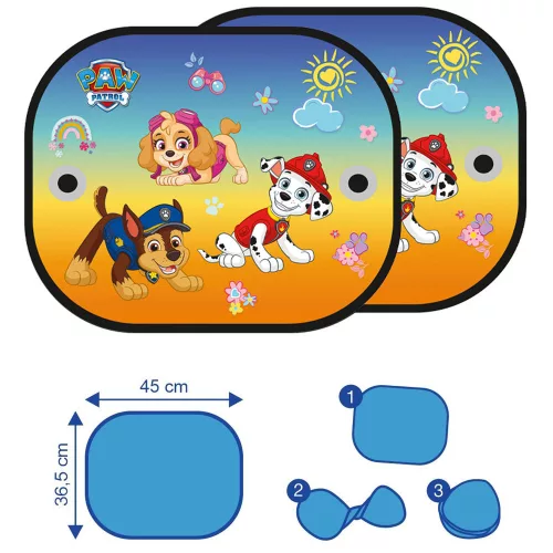 Mancs õrjárat árnyékoló 2db 44x36cm sárga