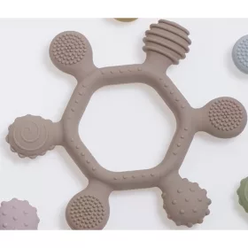 Gamberritos rágóka szilikon barna 11021