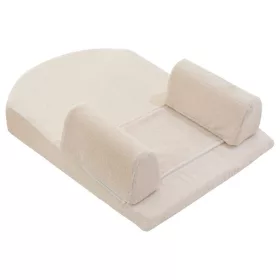   Kikkaboo babapoziciónáló reflux ellen memóriahabos hipoallergén bársony 51x36x15cm  bézs