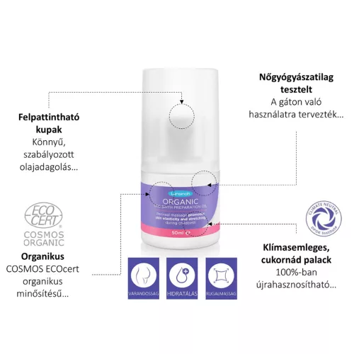 Lansinoh organikus szülés elõtti felkészítõ olaj 50ml