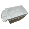 CAM fürdetõszekrény Asia bianca-grigio C918006-C265