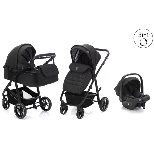 Fill multifunkciós babakocsi Jaguar sötétszürke melange 775-17