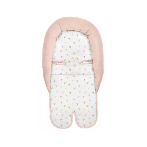 Kikkaboo fejszûkítõ autósülésbe memóriahabos pink szívek