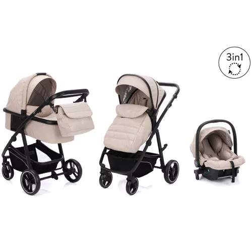 Fill multifunkciós babakocsi Jaguar beige melange 775-09