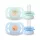 Philips AVENT játszócumi Ultra Start mintás 0-2hó fiús 2db