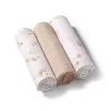 BabyOno textilpelenka színes 3db bambusz bézs 397/13
