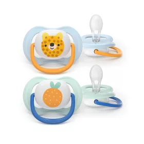   Philips AVENT játszócumi Ultra Air happy leopárd 0-6hó fiús 2db