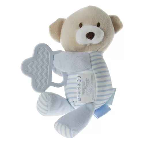 Gamberritos takaró - wellsoft 80x110cm - plüss játékkal, rágókával kék kutya 10617