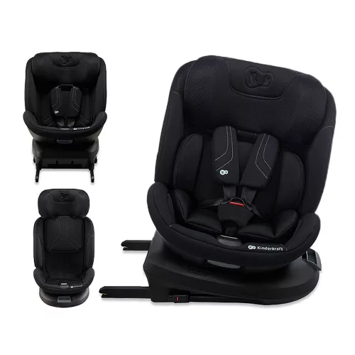 Kinderkraft gyerekülés Xpedition 3 i-Size 360 fok Isofix 40-150cm fekete