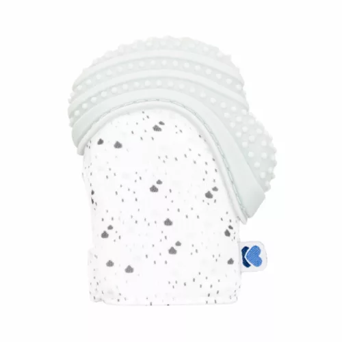 Kikkaboo bébikesztyû szilikonos rágókával Szavanna kék