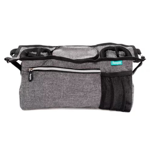 Zopa rendezõ táska babakocsira szürke  két italtartóval ZOP019040